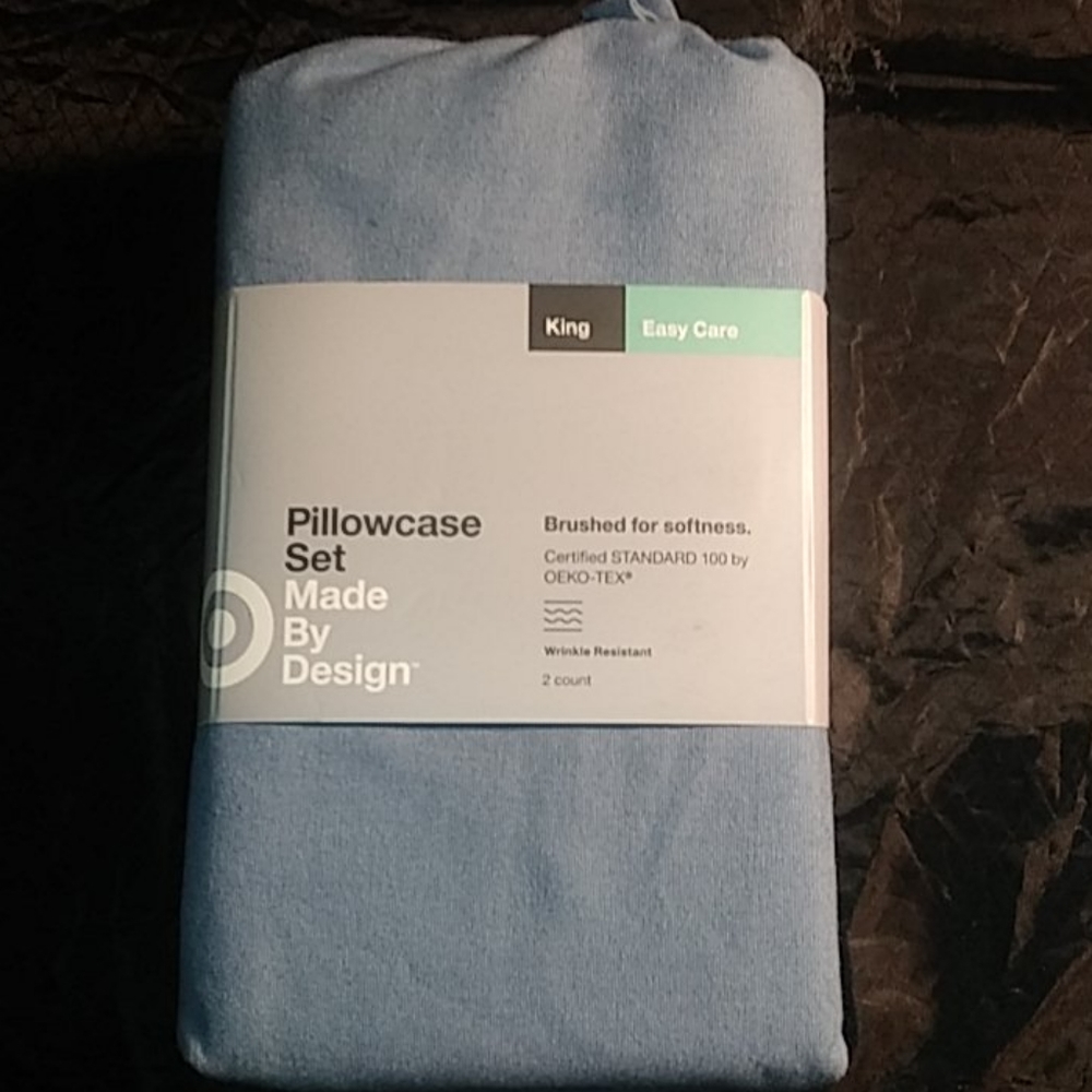Made by design srt of 2 king easy care pillowcases